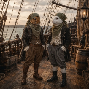 Bandana Khaki z Króliczej Przystani